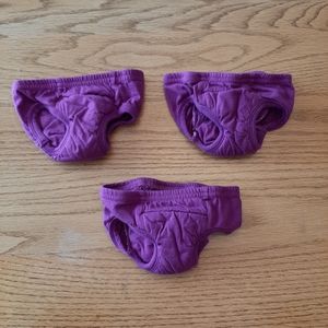 Tiny Undies Purple 12 Month Trainers Training Underwear for Toddlers